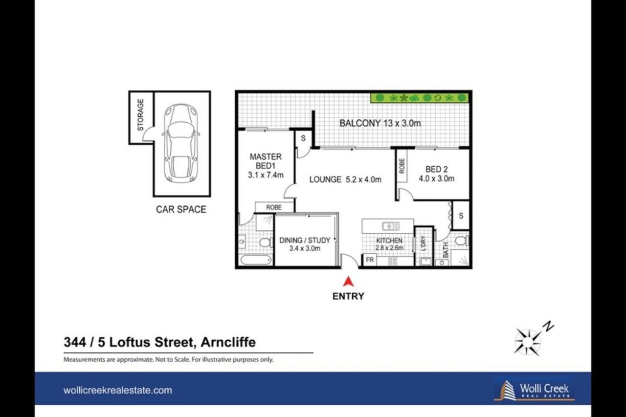 Sun-Drenched 3 Bedroom Apartment In Turrella Mascot Exterior foto